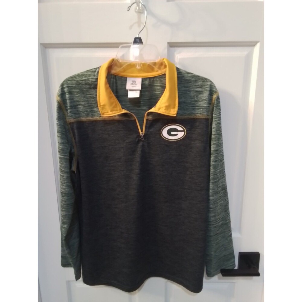 GIRLS YOUTH GREEN BAY PACKERS LIGHTWEIGHT PULLOVER. SZ XXL (18).
